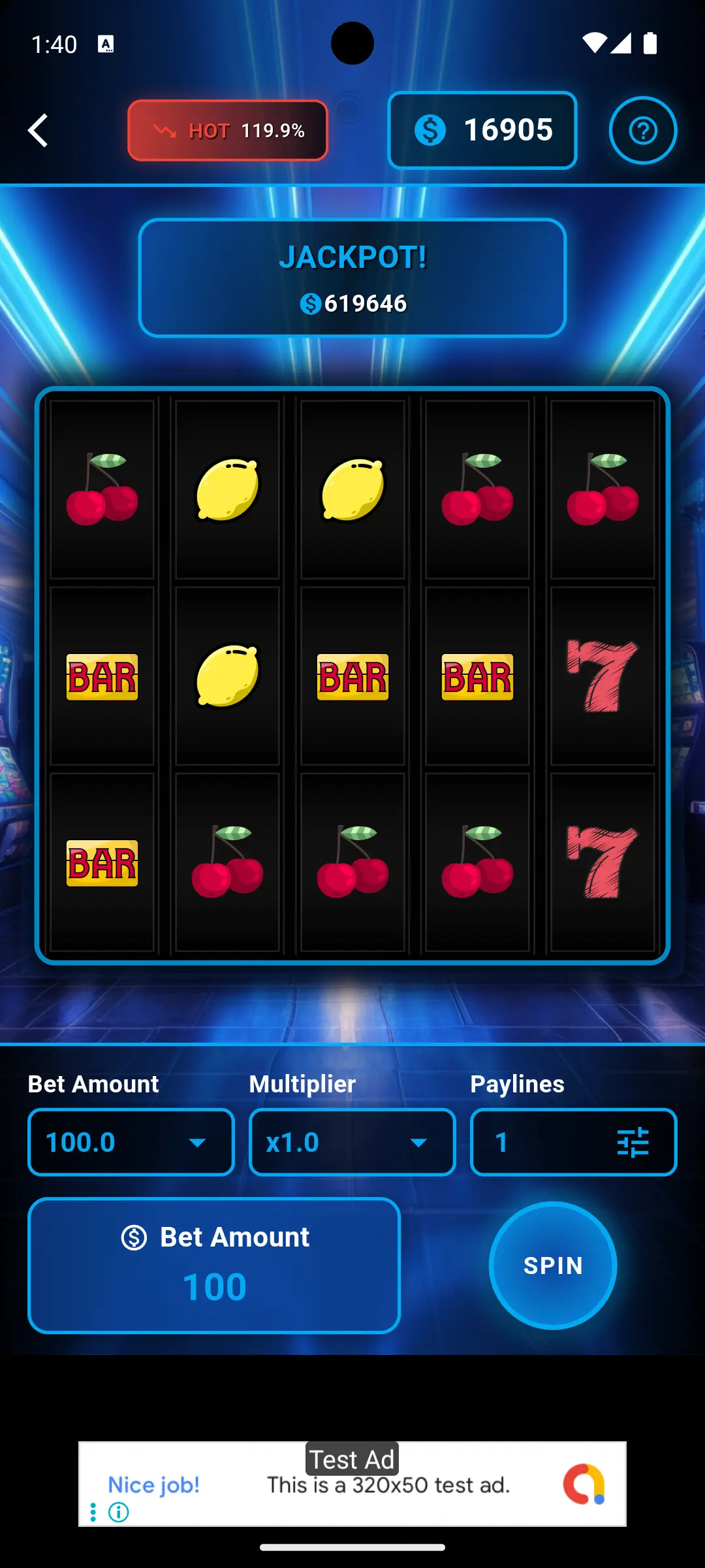Lucky21 Slot Makine Görüntüsü